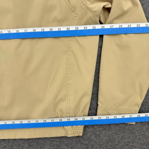 Polo Golf‎ Ralph Lauren Jacket Mens Large Beige Sea Island Lined Bomber Full Zip - Picture 8 of 10